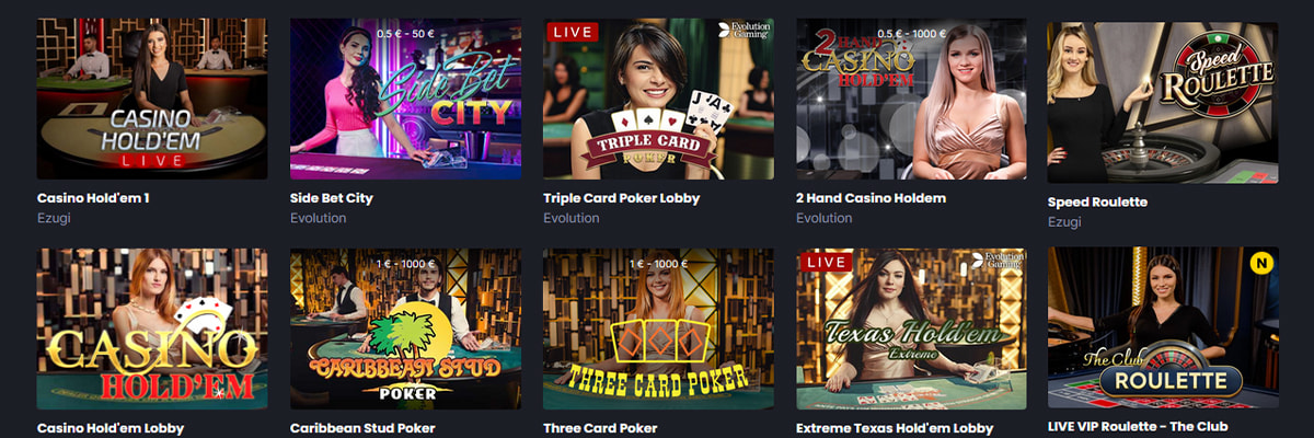 7bet ruletė, blackjack ir kiti stalo žaidimai
