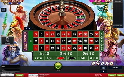 Age of the Gods Roulette žaidimas