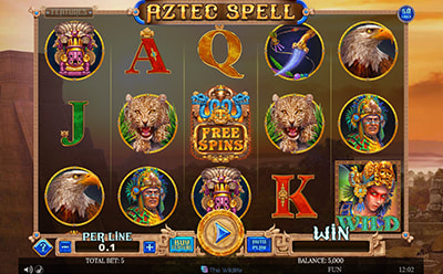 The Aztec Spell lošimo automatas PartyCasino lietuviškame internetiniame kazino Casino