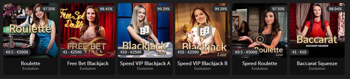 Betsafe ruletė, blackjack ir kiti stalo žaidimai