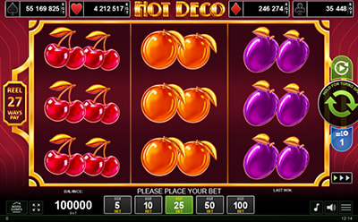 The Hot Deco lošimo automatas 7bet lietuviškame internetiniame kazino