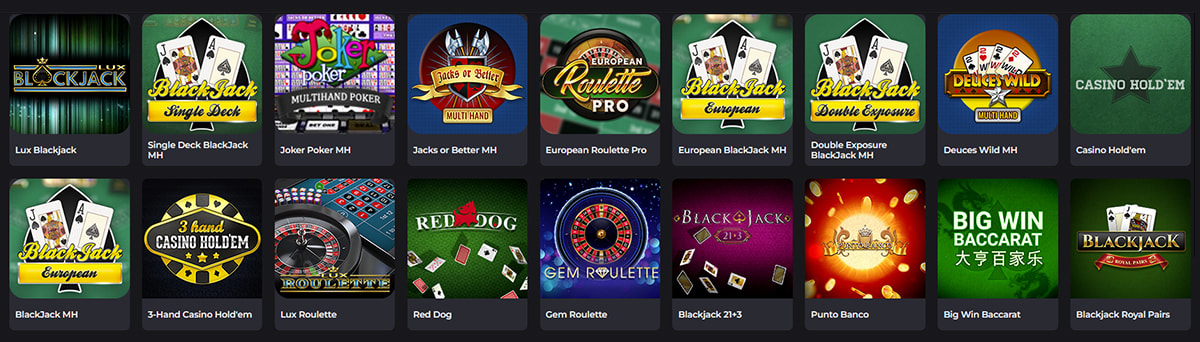 Olybet ruletė, blackjack ir kiti stalo žaidimai