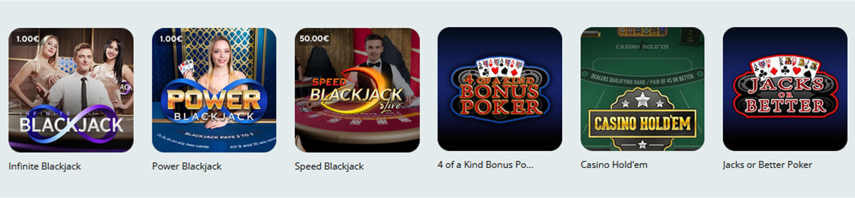 PartyCasino ruletė, blackjack ir kiti stalo žaidimai